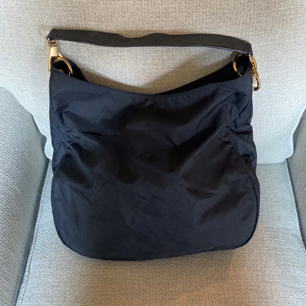 Black Nylon Shoulder Bag